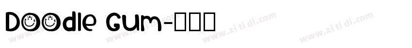 Doodle Gum字体转换
